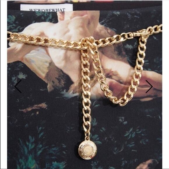 WEWOREWHAT Emily Belted Painted Angels Bottom XS - Picture 7 of 11